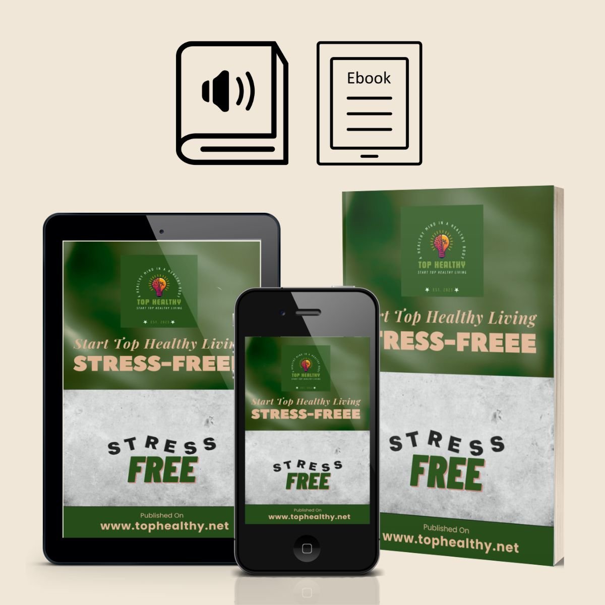 Stress-Free [ E-Book & Audio Book ]